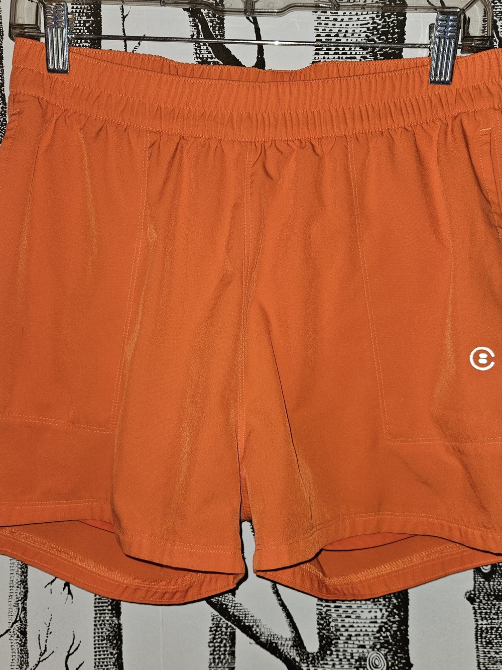 BKE Orange Athletic Running Shorts